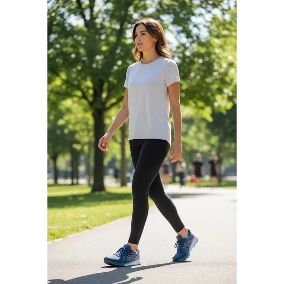 ASICS Evoride 3 Women's Running Shoes Blue Pink Lightweight Athletic Sneakers - Picture 2 of 16